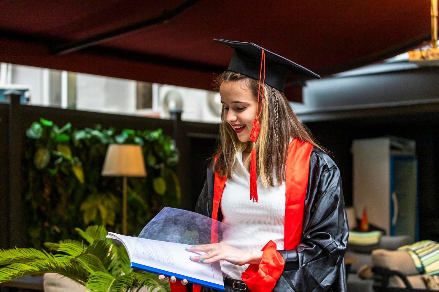 Student applying for an education loan to study abroad